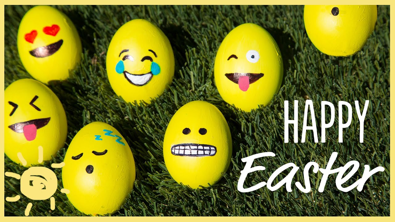 DIY | Emoji, Galaxy & Marble Easter Eggs!