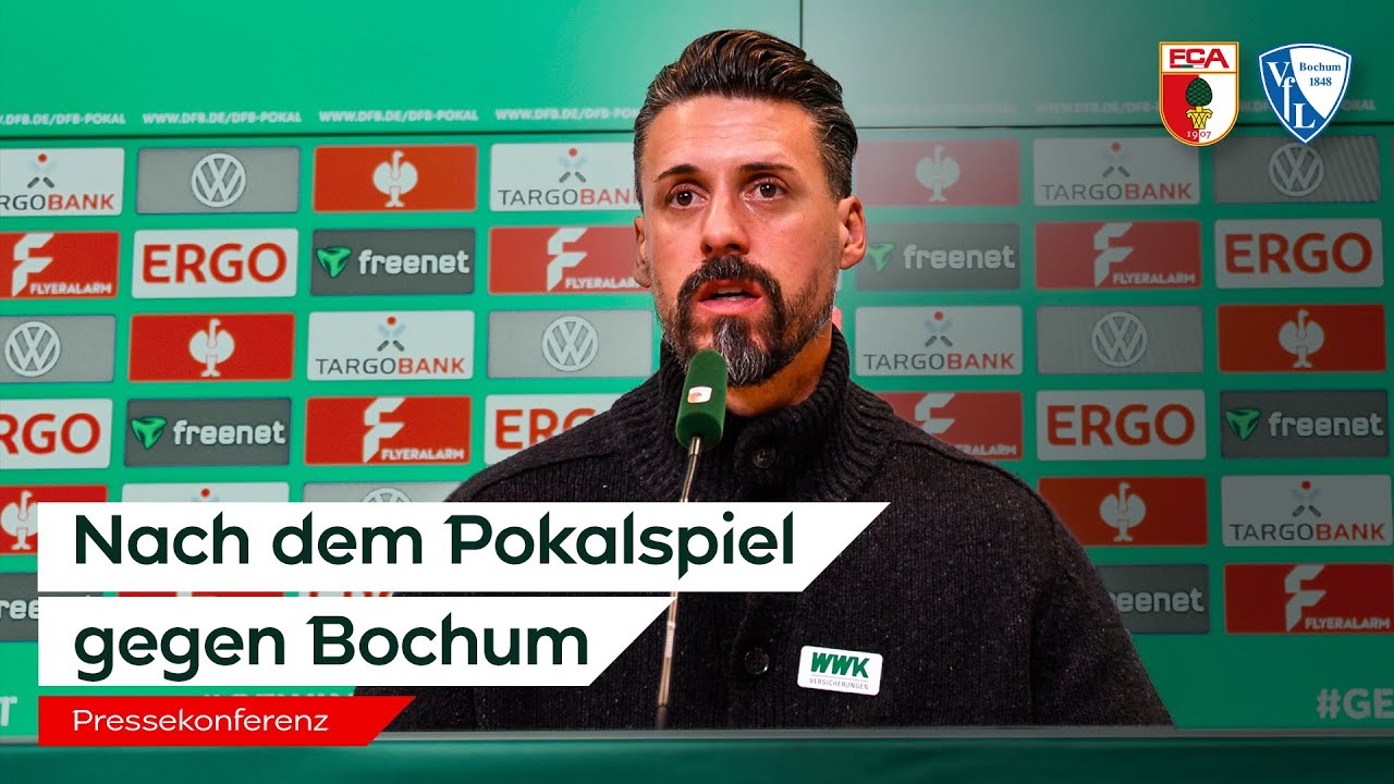Pressekonferenz nach Bochum | DFB-Pokal | Sandro Wagner und Uwe Rösler