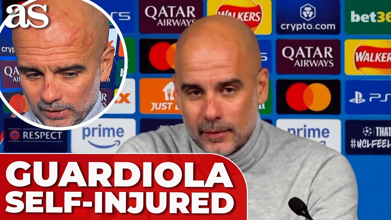 GUARDIOLA shocks everyone by admitting he SELF-INJURED INTENTIONALLY during CHAMPIONS LEAGUE match
