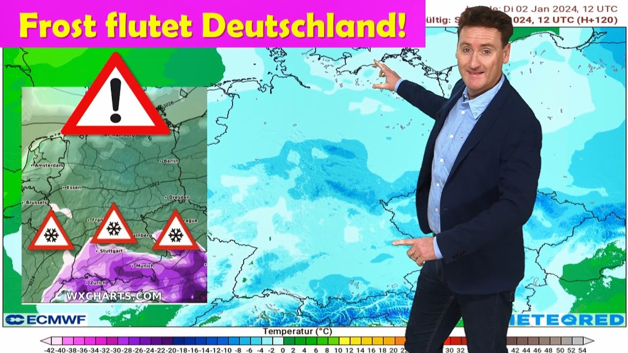 Frostschock! Dauerfrost ab Sonntag, über Nacht Winterwetter! 30 cm Neuschnee! Nachts bis -15 °C!