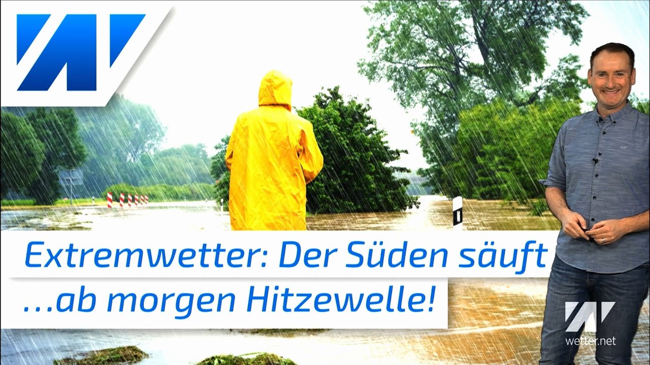 Extremwetter: Heute Alpenschnee, ab morgen Hitzewelle und mittendrin säuft der Süden Bayerns ab!