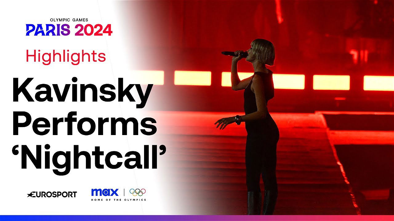 Kavinsky performs 'Nightcall' from Drive at the Paris Olympics Closing Ceremony 🔥 | #Paris2024