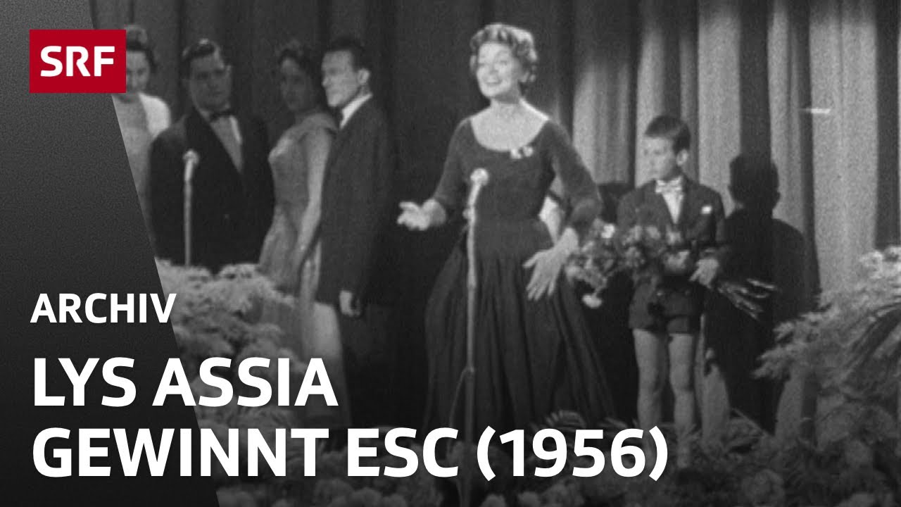 Lyss Assia gewinnt den Eurovision Song Contest (1956) | Die Schweiz am ESC  | SRF Archiv