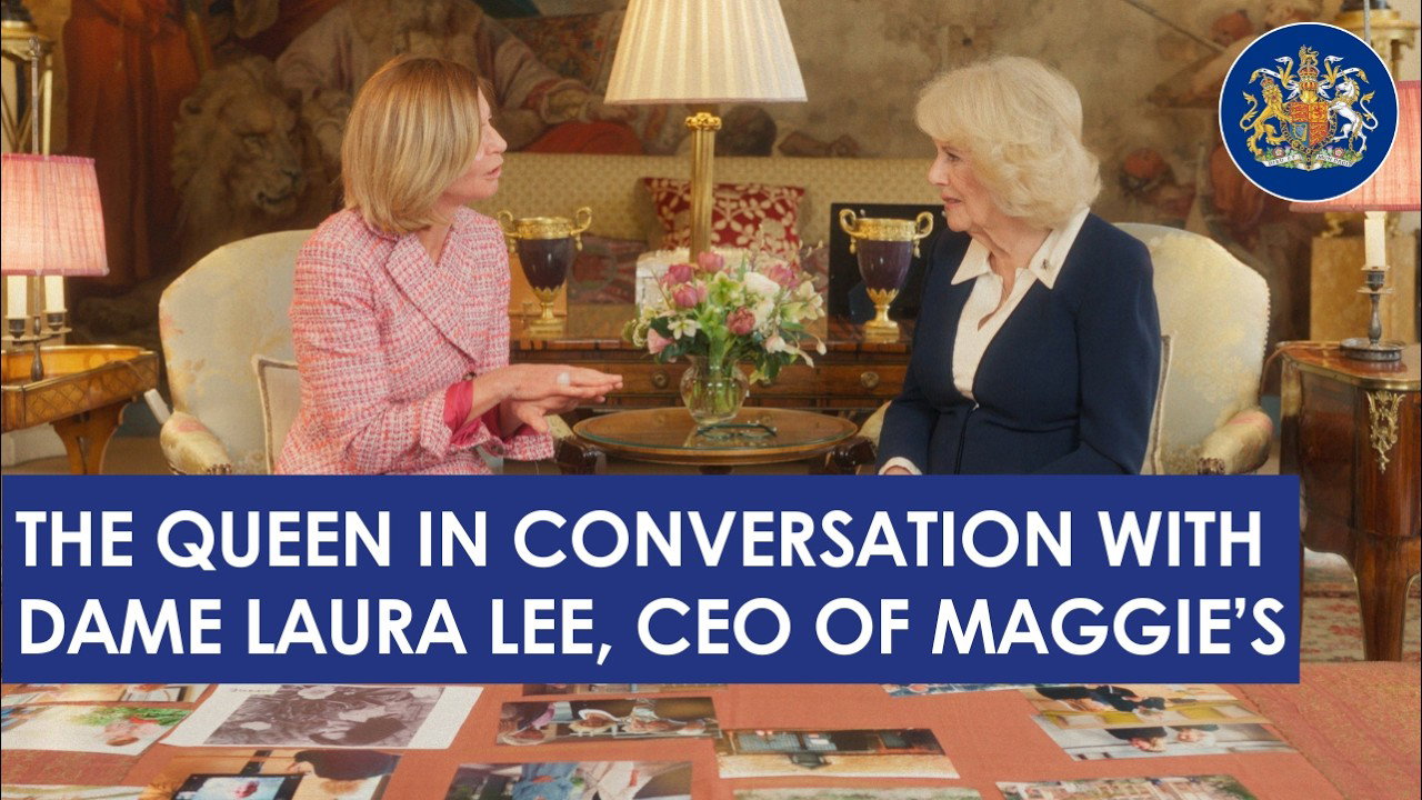 The Queen in conversation with Dame Laura Lee DBE