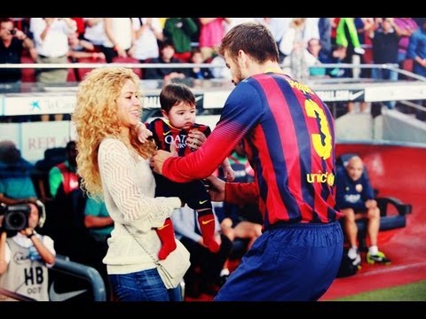 Shakira y Milan apoyan a Pique (las mejores imagenes)