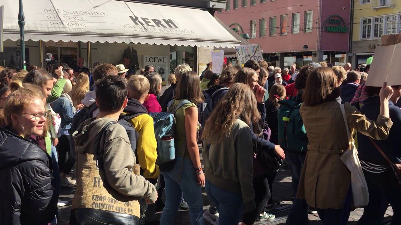 Fridays for Future Demonstration in Freiburg