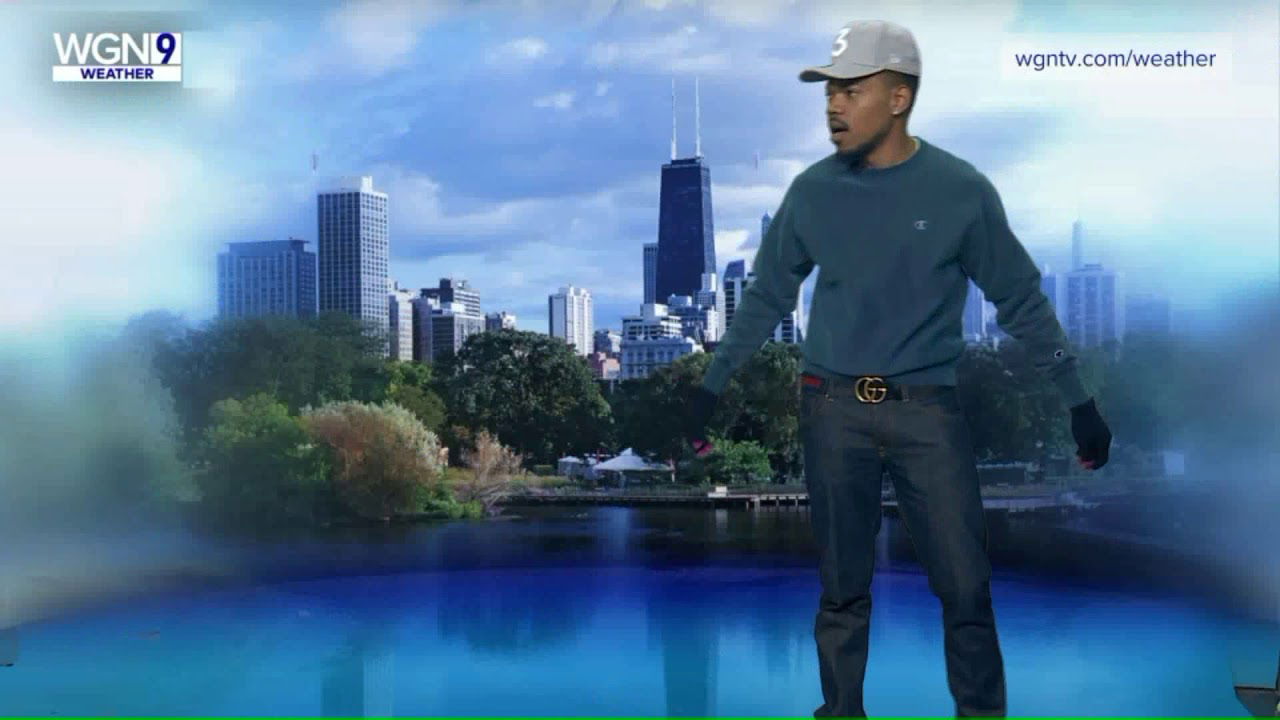 Chance the Rapper tries his hand as a WGN weatherman