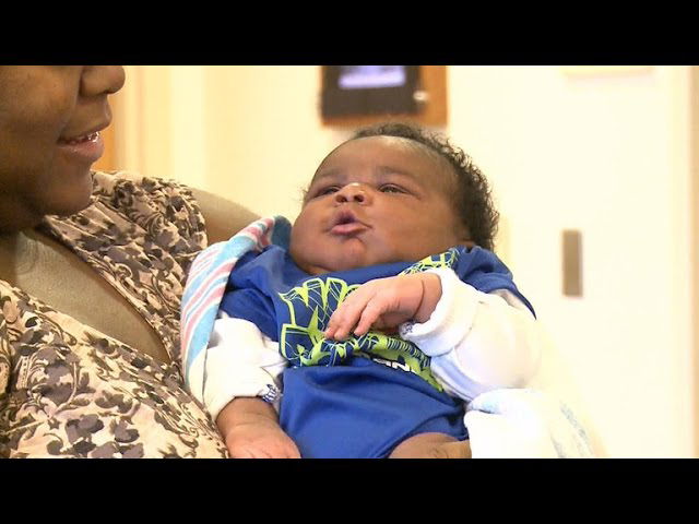 Florida baby makes big entrance, sets hospital record at 14 pounds