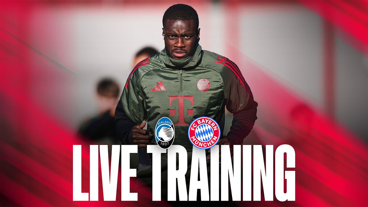 LIVE 🔴 Das Abschlusstraining vor Atalanta Bergamo 🏆 – Champions League