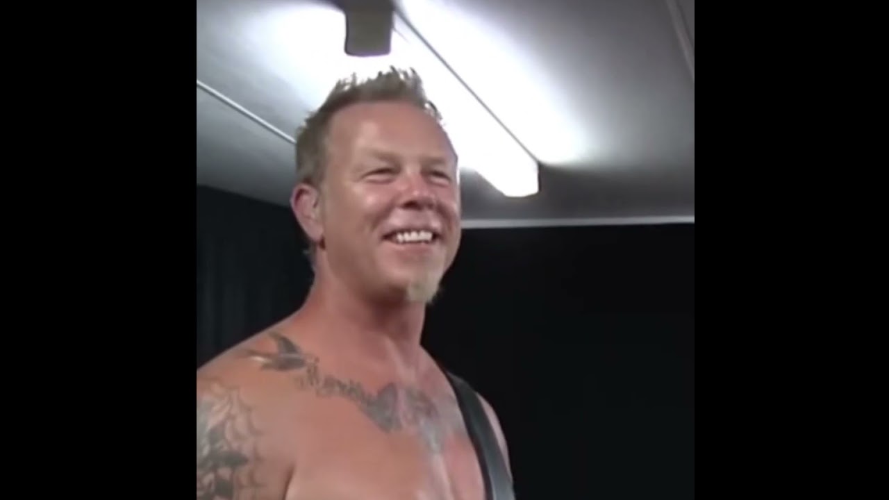 Metallica playing Enter Sandman backwards and having fun - RARE VIDEO