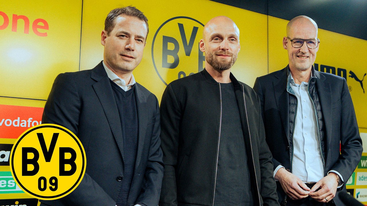 DAS ist der neue BVB-Sportdirektor | PK mit Ole Book, Lars Ricken & Carsten Cramer