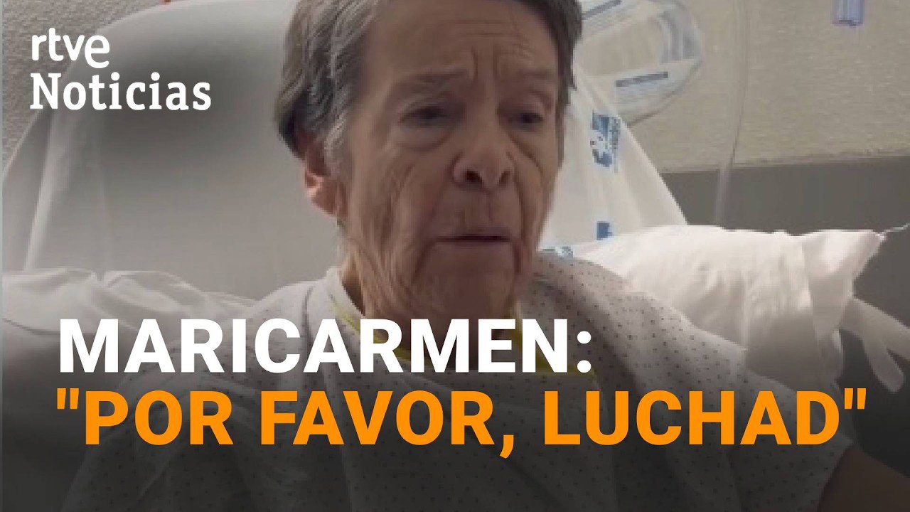 Primeras palabras de Maricarmen tras ser desahuciada con 87 años | RTVE Noticias