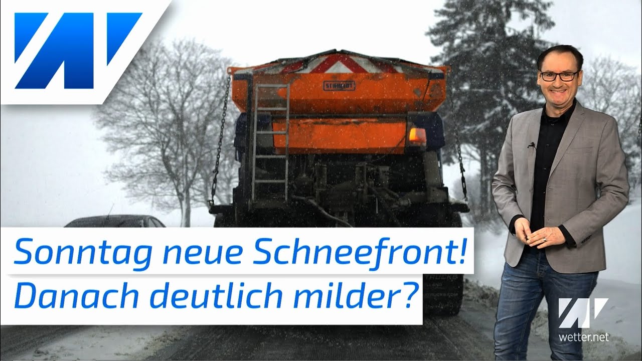 Unwetter: Schneebombe im Südwesten! Sonntag nächste Schneefront aus Westen! Danach milder?