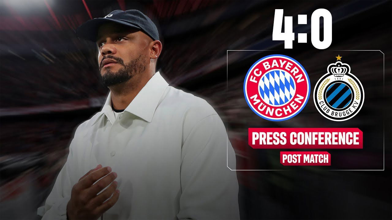 LIVE 🔴 Pressetalk nach FC Bayern - FC Brügge | Champions League – 3. Spieltag