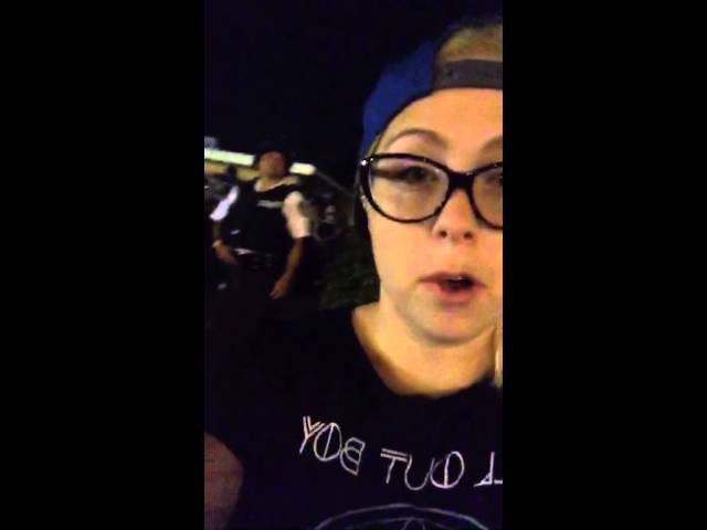 Woman Protects Officers in Ferguson | TheBlaze