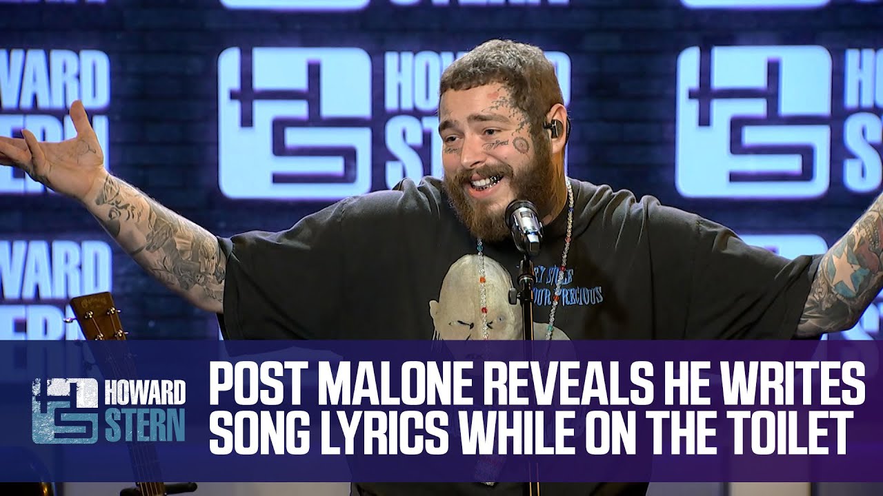 Post Malone Writes His Song Lyrics While on the Toilet