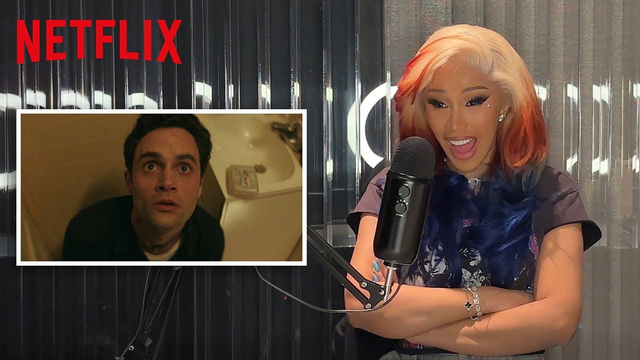 Cardi B Reacts to YOU Seasons 1-4 | Netflix
