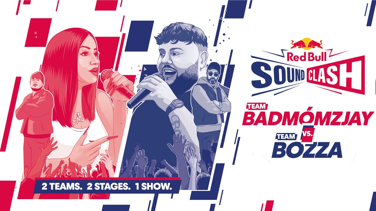 Red Bull Soundclash 2022 | Team badmómzjay vs. Team Bozza | Die Show zur Ankündigung