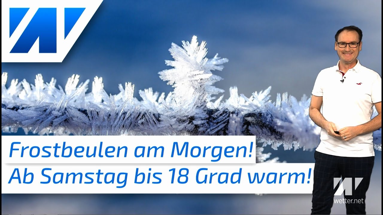 Erst Frostbeulen, dann neue Wärmekeule! Am Wochenende bis 18 Grad! Was macht die Kältepeitsche?