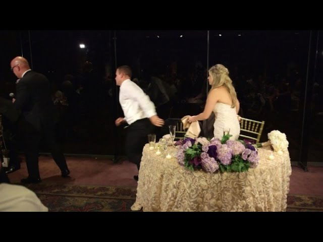 Watch a Groom Rescue a Guest Choking During His Wedding