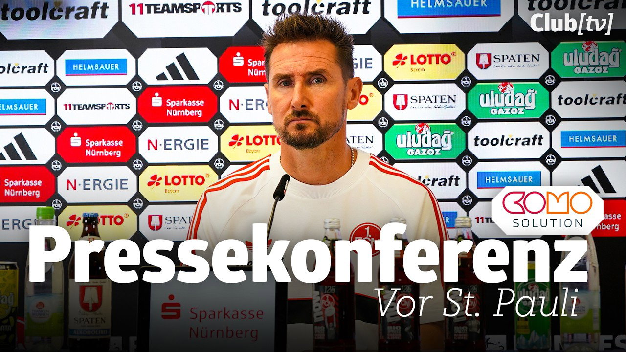 RE-LIVE: Die PK vor dem Spiel gegen St. Pauli