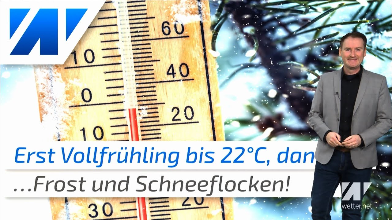 Minus 10°C! Heftiger Temperatursturz ab dem Wochenende! Zuvor bis 22°C warm!