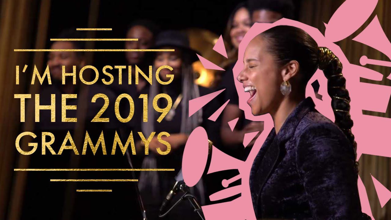 I’M HOSTING THE 2019 GRAMMYS (ALICIA KEYS)