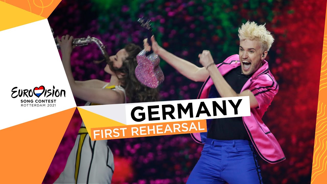 Jendrik - I Don't Feel Hate - First Rehearsal - Germany 🇩🇪 - Eurovision 2021