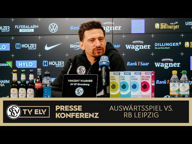 TVELV | Pressekonferenz - RB Leipzig vs. SV Elversberg | 24.10.26