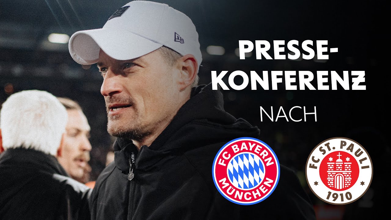 Die Pressekonferenz nach dem Spiel beim FC Bayern München