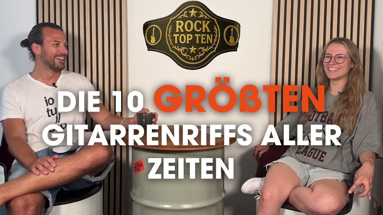 Die 10 größten Gitarrenriffs aller Zeiten 🎸🔥(mit Storys & Anekdoten!) | ROCK TOP TEN