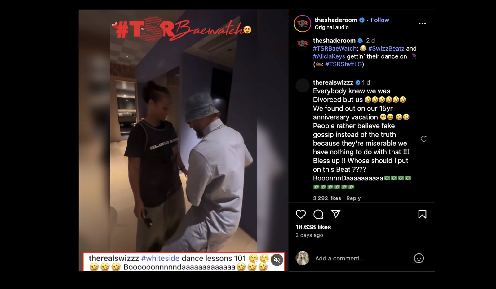 Alicia Keys x Swizz Beatz dementieren Trennungsgerüchte